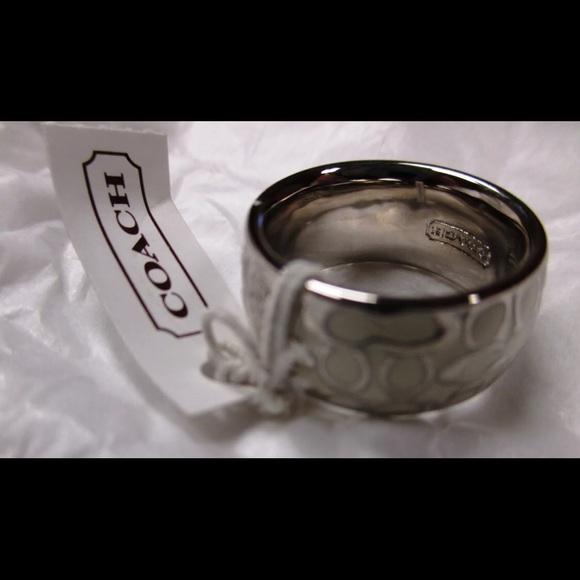 Coach Jewelry - Coach Miranda enamel ring Sz 6 NWT